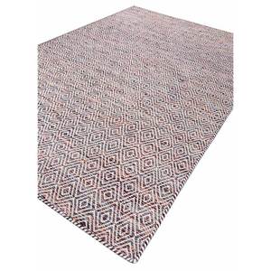 Alfombras Abrash ADWV-13047 de Tejido Plano con Patrón Geométrico en Lana y Viscosa, Color Rosa y Morado, para Uso Doméstico - Product Image 2