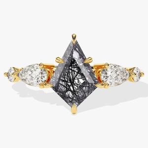 แหวนเงินทำด้วยมือสไตล์ Boho เครื่องประดับ925สเตอร์ลิงเงินสีดำอัญมณีอัญมณีเครื่องประดับยอดนิยมสำหรับผู้หญิงของขวัญสำหรับผู้หญิงสำหรับเธอ - Product Image 2