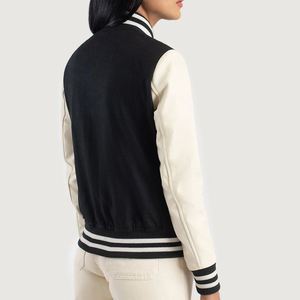 Veste universitaire pour femmes 100% de haute qualité, couleur unie, vente chaude, nouveau style, taille standard, vestes universitaires pour femmes - Product Image 2