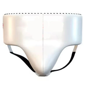 Protège-aine en cuir anti-transpiration pour hommes, MMA, boxe, bouclier de protection renforcé, respirant, design flexible, logo de couleur personnalisé - Product Image 4