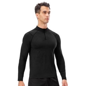 Venta al por Mayor de Camisetas de Compresión Personalizadas 2025 para Hombre, Transpirables, de Secado Rápido, para Deportes, Fitness y Entrenamiento, en Spandex/Poliéster de Alta Calidad - Product Image 4