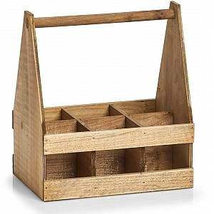 Organizador de Caddy de madera con cuatro compartimentos ideal para organizar artículos de tocador jabones cepillos pañuelos cremas Accesorios - Product Image 3