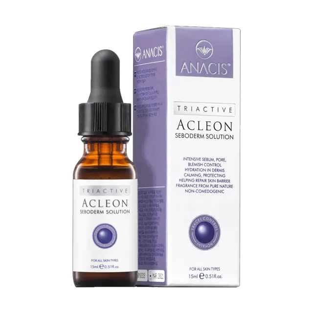 Buon prodotto in corea Private Label Skin Care Essence Acleon Seboderm Solution 55ml adatto per la pelle dell'acne