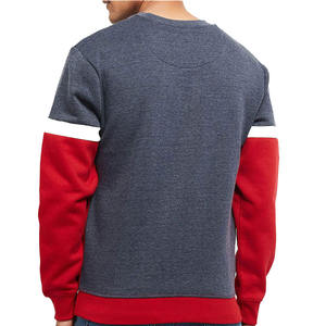 Venta caliente de los hombres de peso pesado 380 GSM pulóver sudaderas ropa de invierno de moda con mangas largas bordadas y cuello redondo - Product Image 4