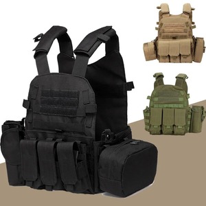 Nylon Pouch Molle Gear Tactical Vest Body Hunting Plate Carrier Airsoft Accessories Combat <strong>War</strong> Game Security Vest