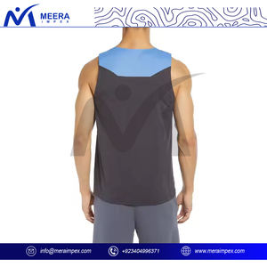 เสื้อกล้ามสำหรับผู้ชายเสื้อกีฬาแห้งเร็วพร้อมเทคโนโลยีป้องกันกลิ่นเหมาะสำหรับการเล่นโยคะยกน้ำหนักและกิจกรรมกลางแจ้ง - Product Image 5