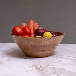 High Quality Large Wood <b>Salad</b> <b>Serving</b> <b>Bowl</b> <b>Serving</b> in Different Home Decorative Style From India - Product Image 3