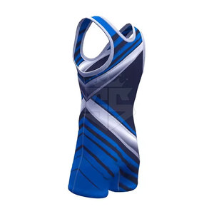 Nouveau Design OEM Service Plus Size Wrestling Singlet Personnalisé 100% Polyester Wrestling Singlets - Product Image 5