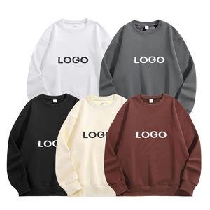 OEM Factory Custom 350 Gsm Cotton Unisex Sweatshirt Heavy French Terry Hoodie with Strings <b>Women's</b> & Men'<b>s</b> pullover Hoodies - Product Image 4