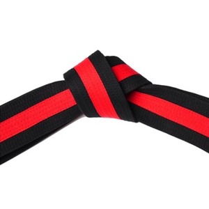 Cinturón de artes marciales de alto rango negro de 220cm Premium, envoltura de doble raya de todos los colores para Karate Judo Taekwondo, equipo de alta calidad - Product Image 4