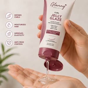 Gel coiffant professionnel pour cheveux bouclés, fluide élastifiant pour cheveux ondulés et frisés, contrôle durable des frisottis, définition légère des boucles - Product Image 1
