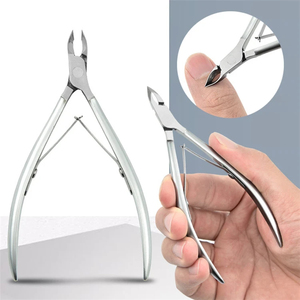 Coupe-ongles professionnels en acier inoxydable pour les ongles des doigts et des orteils, ouverture large, lame droite et tranchante, soin des ongles épais, usage adulte - Product Image 4