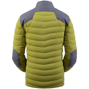 Blouson matelassé réversible pour homme, tendance et décontracté, en toile enduite, imperméable, respirant, écologique, avec logo frontal - Product Image 4