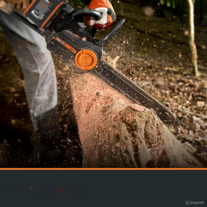 Tronçonneuse électrique haute puissance avec moteur sans balais, lubrification automatique et capacité de coupe de 28 pouces - Product Image 4