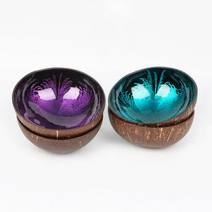 Cuencos de Coco Lacados de Diseño Nuevo, Hechos a Mano para Decoración de Comedor - Product Image 5