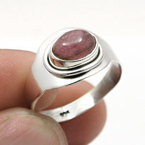 แหวนทัวร์มาลีนธรรมชาติหรูหราเงินสเตอร์ลิง925สำหรับสตรีเครื่องประดับอัญมณีอัญมณีทำมือสำหรับผู้หญิง - Product Image 1