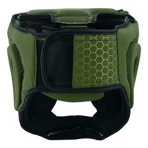 Gants de boxe de haute qualité en cuir synthétique professionnel Muay Thai Head Guard Doublure anti-transpiration Arts martiaux personnalisables - Product Image 5