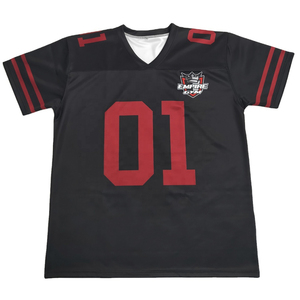 เสื้อฟุตบอลอเมริกันระบายอากาศชุดเสื้อตาข่ายแขนสั้นพลัสไซส์เสื้อทีมปรับแต่งได้ - Product Image 5