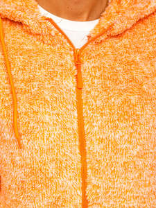 เสื้อมีฮู้ดแบบสวมหัวมีซิปคอสูงสำหรับผู้หญิงเสื้อขนแกะเชอร์ปาเสื้อลำลองเสื้อเปล่าแบบสวมหัวชุดวอร์มแบบสวมหัวเปิดไหล่ - Product Image 4