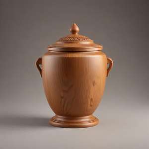 Solid High Quality Wooden Cremation Urns <b>for</b> <b>Ashes</b> Funeral Supplies - Product Image 3