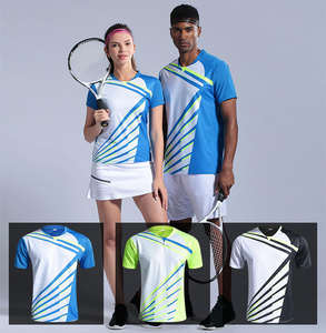 Ensemble d'uniformes de tennis légers unisexe vêtements de sport respirants à séchage rapide par sublimation personnalisée pour hommes et femmes - Product Image 2