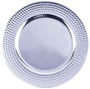 Placa de carga de acero inoxidable hecha a mano, acabado de cobre, Apto para lavavajillas, 100 Uds., para el hogar, mesa de boda, vajilla de estilo americano - Product Image 5