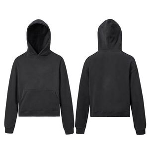 Streetwear urbain hommes à capuche haute qualité pull surdimensionné épais coton hiver sweat doux polaire chaud vêtements de sport - Product Image 2