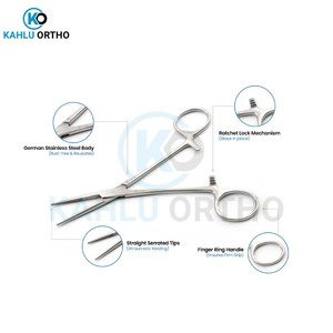 Hemostato de alta calidad Halsted-Mosquito Instrumentos quirúrgicos médicos veterinarios por KAHLU ORTOPEDICA - Product Image 2