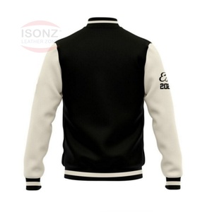 ISONZ Custom Varsity Baseball Jacket Chaqueta con letras bordadas - Product Image 2