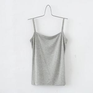 Camiseta sin mangas para mujer, camisolas informales de verano, camiseta para mujer, chaleco recortado con tirantes finos, moda femenina, algodón sintético - Product Image 5