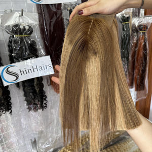 Extensions de cheveux humains vietnamiens 100% vierges non-Remy, couleur naturelle, super double drawn, soyeux, brillants, lisses, sans nœuds, sans perte - Product Image 1