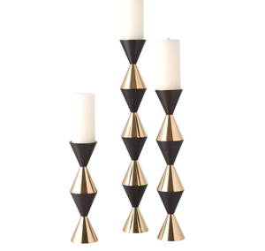 Pièce maîtresse de table élégante en métal de qualité supérieure avec finition polie dorée et bougeoir Look élégant pour la décoration de la maison - Product Image 5