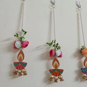 Colgante de pared MDF Deepak con perlas blancas para decoración de fondo, colgante de pared de flores para montaje de escenario decoración de jardín de oficina en casa - Product Image 5