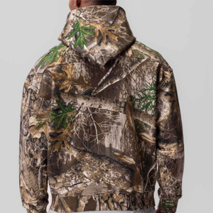 Tech Terry Hoodie - EDGE Camo, diseño unisex con ajuste relajado, estiramiento de cuatro vías y capucha segura con botón a presión - Product Image 2