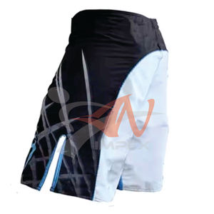 High Slit Fighting Elastic Waist Gym Wear Bjj Jiu Jitsu Kimono MMA <b>Shorts</b> <b>Black</b> Custom Sublimation with Stretch Feature - Product Image 2