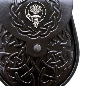 Sporrans écossais en cuir véritable gaufré, Sporrans traditionnels à prix bas, Sporrans tartan, service OEM - Product Image 5