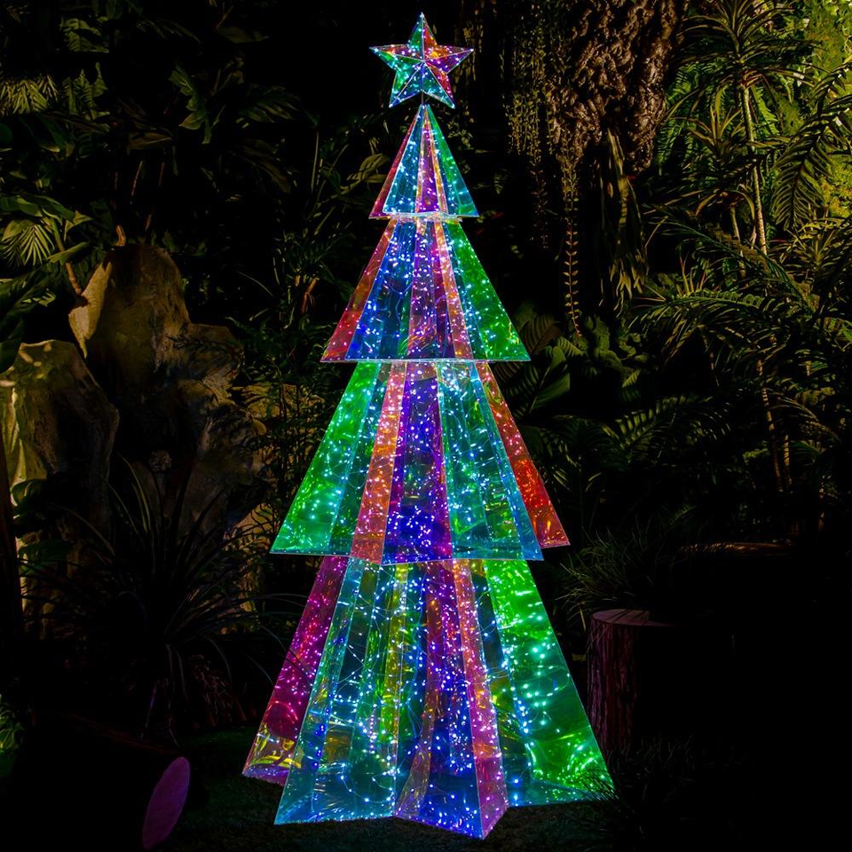 SEHON Smart LED Decorative Light - Prismatic Christmas Tree LED Lamps for Xmas Party Outdoor Wedding