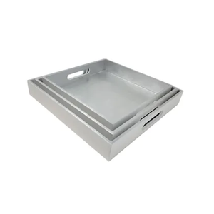 Nouveau design plateau de service en laque incrustée de feuilles d'or ensemble de plateaux brillants servant à la main du grossiste d'usine vietnamien - Product Image 4