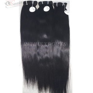 Venta al por mayor 100% de cutículas alineadas virgen cabello humano hueso recto doble trama 10A paquetes de cabello virgen vendedores - Product Image 1