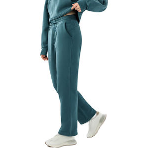 ชุดวอร์มลำลองพิมพ์ลายสีพื้นสำหรับผู้ชายเสื้อสเวตเชิ้ตมีฮู้ดระบายอากาศกันลมและกางเกงวิ่งออกกำลังกายโพลีเอสเตอร์/ คอตตอน - Product Image 2