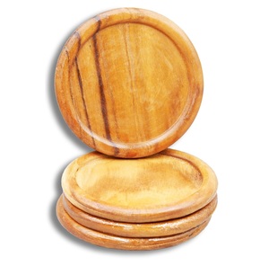 Awesome Design Walnut <b>Wooden</b> <b>Coasters</b> Brown Color for Hotel & Restaurant Tabletop Tea & Coffee Serving <b>Coaster</b> - Product Image 1