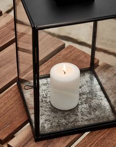 Modern <b>Black</b> Metal Glass Candle <b>Lanterns</b> Different Sizes Handmade Home Wedding Christmas Decoration - Product Image 2