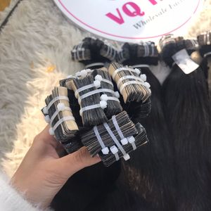 Cabello de cinta recta natural caliente, colores de cabello negro, gran stock de cabello virgen de alta calidad 100% cabello virgen - Product Image 4