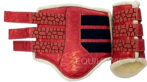 Bota de cepillado blanca de herraduras con estampado de patente inteligente con acolchado de piel de visón interior elástico de alta resistencia disponible en diferentes colores - Product Image 6