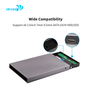 HK-HHT 2.5 "ổ cứng bao vây USB-C 3.1/3.2 Gen2 6gbps bên ngoài HDD CADDY Adapter Reader UASP SATA HDD/SSD Tương thích - Product Image 2