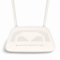 Terminal optique F890L GPON ONT ONU Wi-Fi double bande, design rond, 2 antennes, 4 ports GE, voix, port CATV, appareil d'accès FTTH