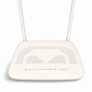 Terminal optique F890L GPON ONT ONU Wi-Fi double bande, design rond, 2 antennes, 4 ports GE, voix, port CATV, appareil d'accès FTTH - Product Image 1