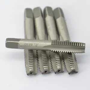 Torneira manual de aço de tungstênio M5 M6 M8 M10 12 M16 M20, conjunto de torneira de dente fino manual
