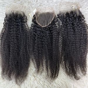Extensiones de cabello virgen 100% de alta calidad, venta al por mayor, cierre rizado, gran stock, cabello crudo vietnamita, Color claro - Product Image 1