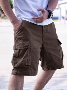 Shorts cargo en coton exclusifs pour hommes, pantalon tissé, bas à cordon, fournisseur du Bangladesh, prix compétitif, qualité OEM, meilleurs choix - Product Image 5